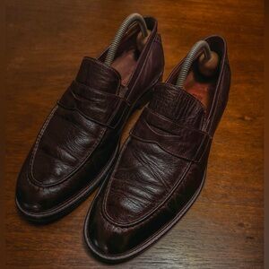 Johnston & Murphy Dark Brown Leather Loafers